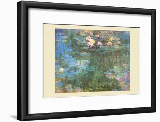 Waterlilies, 1918-Claude Monet-Framed Art Print