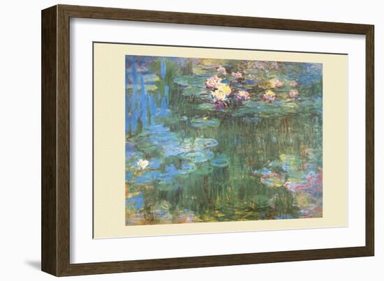 Waterlilies, 1918-Claude Monet-Framed Art Print