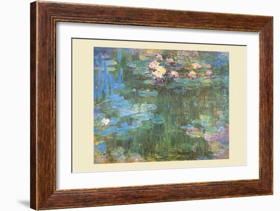 Waterlilies, 1918-Claude Monet-Framed Art Print