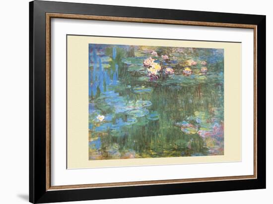 Waterlilies, 1918-Claude Monet-Framed Art Print