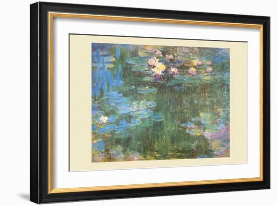 Waterlilies, 1918-Claude Monet-Framed Art Print