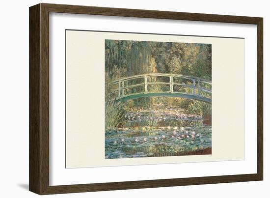 Waterlilies and Japanese Bridge-Claude Monet-Framed Art Print