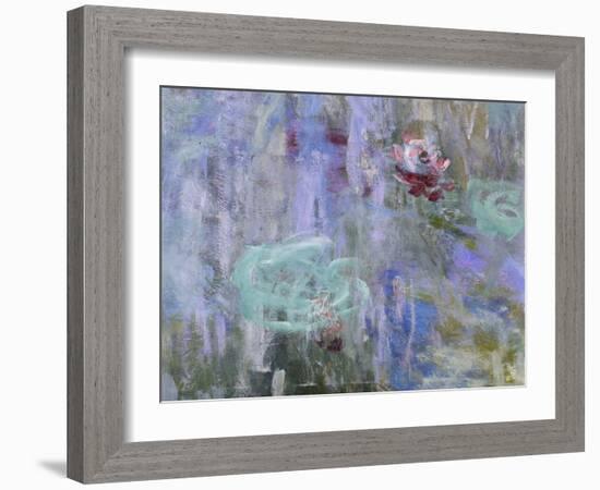 Waterlilies and Reflections of a Willow Tree, 1916-19-Claude Monet-Framed Giclee Print