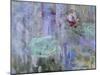 Waterlilies and Reflections of a Willow Tree, 1916-19-Claude Monet-Mounted Giclee Print