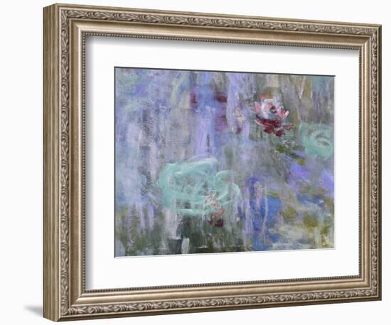 Waterlilies and Reflections of a Willow Tree, 1916-19-Claude Monet-Framed Giclee Print