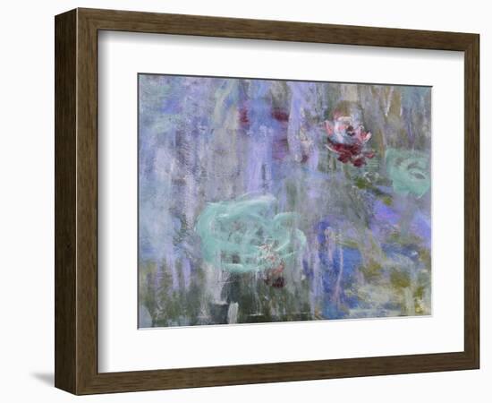 Waterlilies and Reflections of a Willow Tree, 1916-19-Claude Monet-Framed Giclee Print