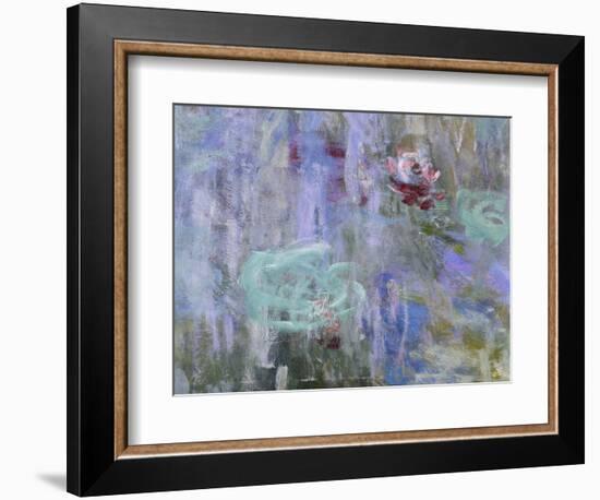 Waterlilies and Reflections of a Willow Tree, 1916-19-Claude Monet-Framed Giclee Print