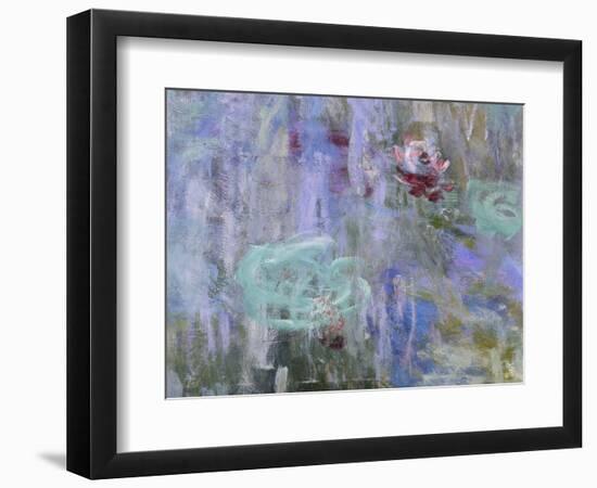 Waterlilies and Reflections of a Willow Tree, 1916-19-Claude Monet-Framed Giclee Print