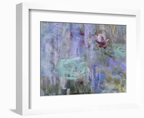 Waterlilies and Reflections of a Willow Tree, 1916-19-Claude Monet-Framed Giclee Print