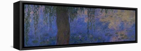 Waterlilies and Willows-Claude Monet-Framed Premier Image Canvas