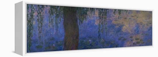 Waterlilies and Willows-Claude Monet-Framed Premier Image Canvas