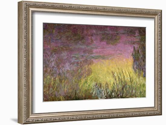 Waterlilies at Sunset, 1915-26-Claude Monet-Framed Giclee Print