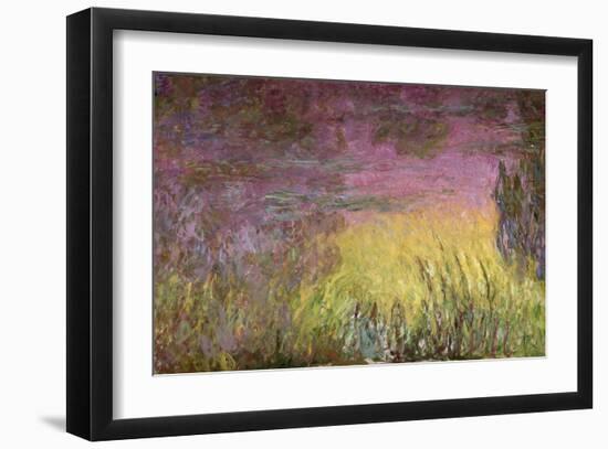 Waterlilies at Sunset, 1915-26-Claude Monet-Framed Giclee Print