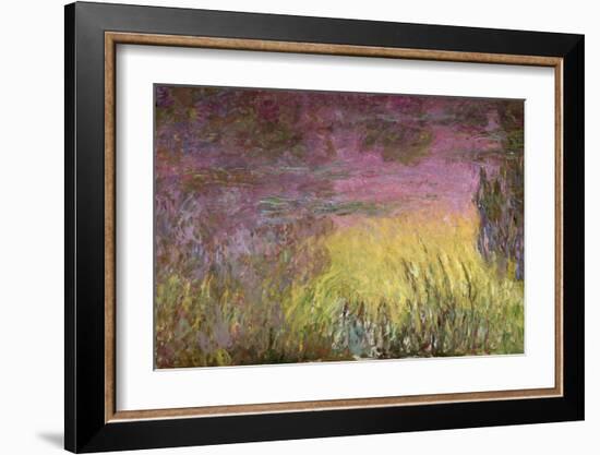 Waterlilies at Sunset, 1915-26-Claude Monet-Framed Giclee Print