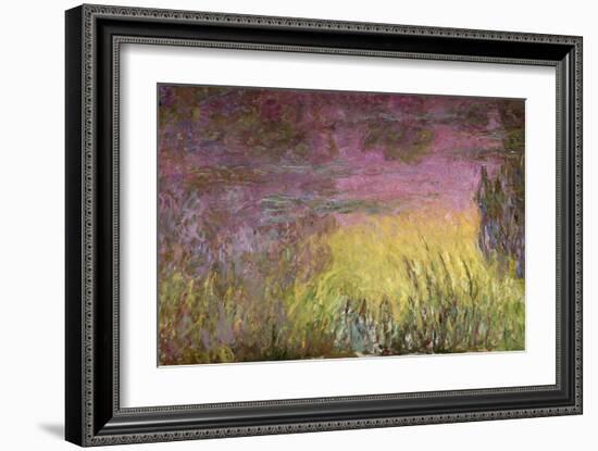 Waterlilies at Sunset, 1915-26-Claude Monet-Framed Giclee Print