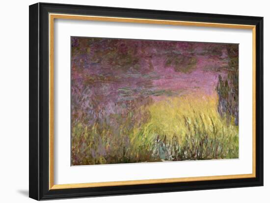 Waterlilies at Sunset, 1915-26-Claude Monet-Framed Giclee Print