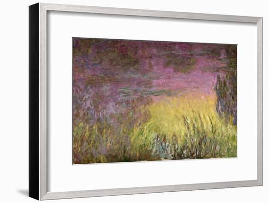 Waterlilies at Sunset, 1915-26-Claude Monet-Framed Premium Giclee Print