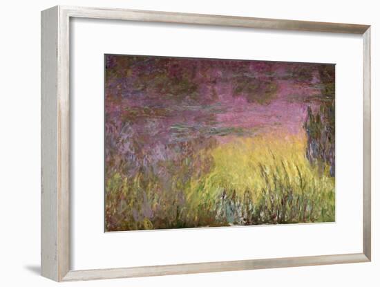 Waterlilies at Sunset, 1915-26-Claude Monet-Framed Premium Giclee Print