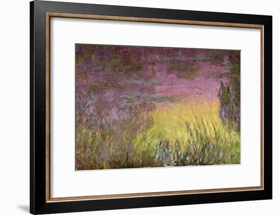 Waterlilies at Sunset, 1915-26-Claude Monet-Framed Giclee Print