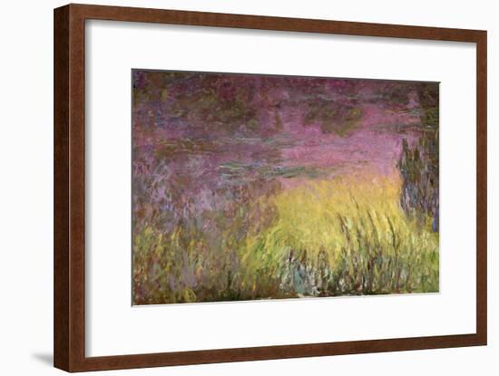 Waterlilies at Sunset, 1915-26-Claude Monet-Framed Giclee Print