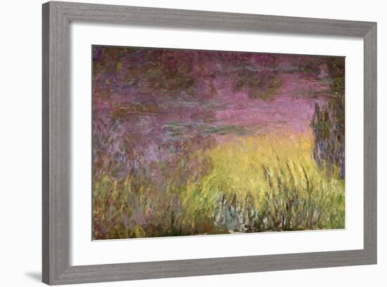 Waterlilies at Sunset, 1915-26-Claude Monet-Framed Giclee Print