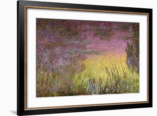 Waterlilies at Sunset, 1915-26-Claude Monet-Framed Giclee Print