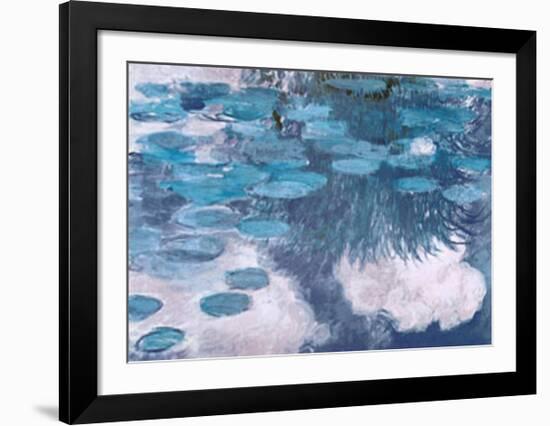 Waterlilies, c.1917-Claude Monet-Framed Art Print