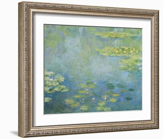 Waterlilies, ca. 1906-Claude Monet-Framed Art Print