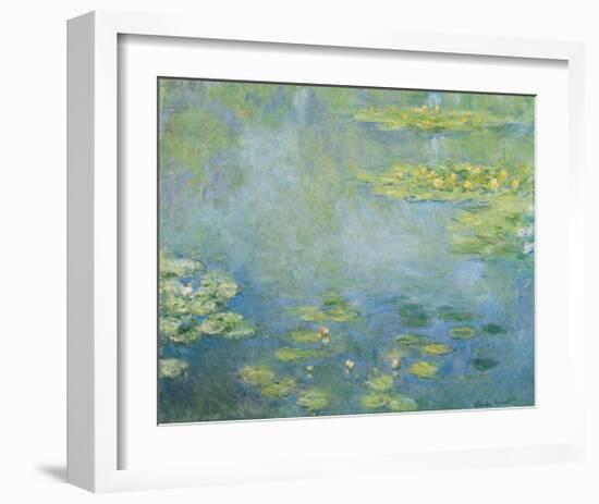 Waterlilies, ca. 1906-Claude Monet-Framed Art Print