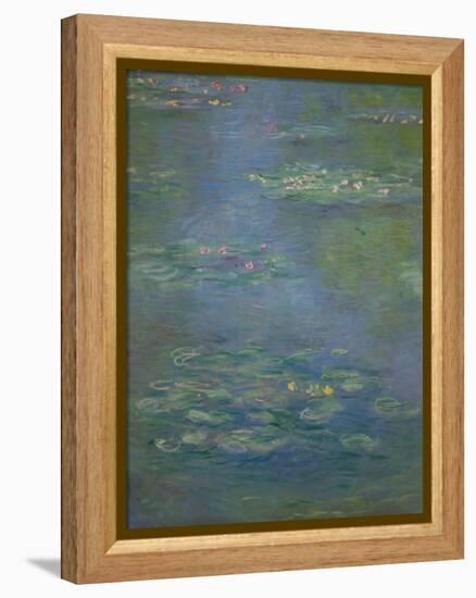 Waterlilies, Detail, 1903-Claude Monet-Framed Premier Image Canvas