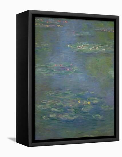 Waterlilies, Detail, 1903-Claude Monet-Framed Premier Image Canvas