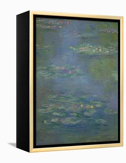 Waterlilies, Detail, 1903-Claude Monet-Framed Premier Image Canvas