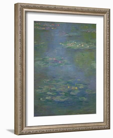 Waterlilies, Detail, 1903-Claude Monet-Framed Giclee Print