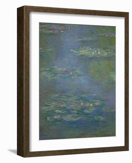 Waterlilies, Detail, 1903-Claude Monet-Framed Giclee Print