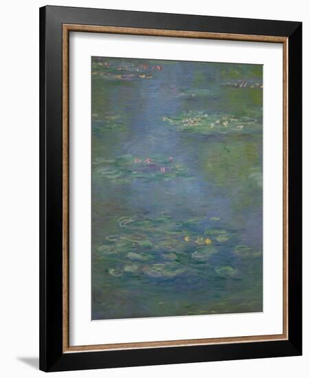 Waterlilies, Detail, 1903-Claude Monet-Framed Giclee Print