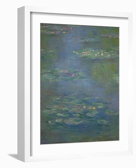 Waterlilies, Detail, 1903-Claude Monet-Framed Giclee Print