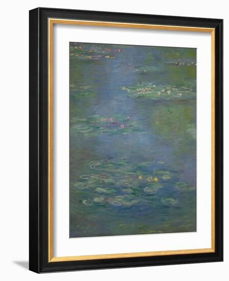 Waterlilies, Detail, 1903-Claude Monet-Framed Giclee Print