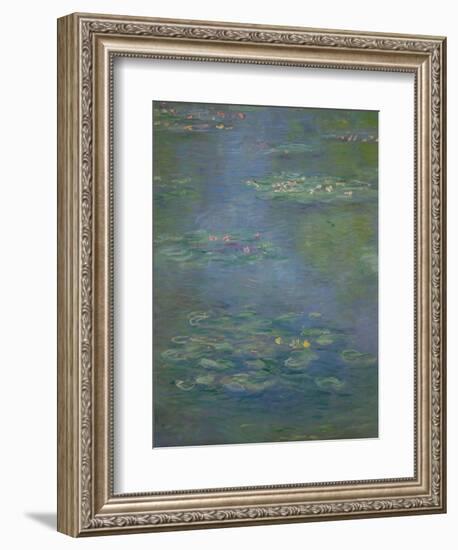 Waterlilies, Detail, 1903-Claude Monet-Framed Giclee Print