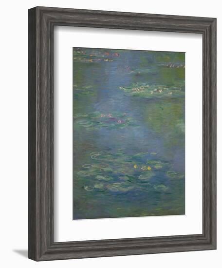 Waterlilies, Detail, 1903-Claude Monet-Framed Giclee Print