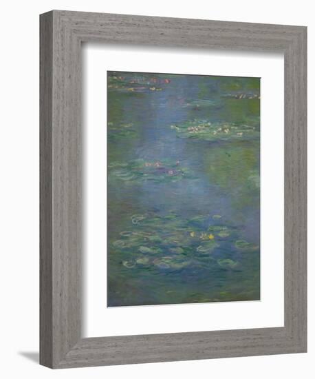 Waterlilies, Detail, 1903-Claude Monet-Framed Giclee Print