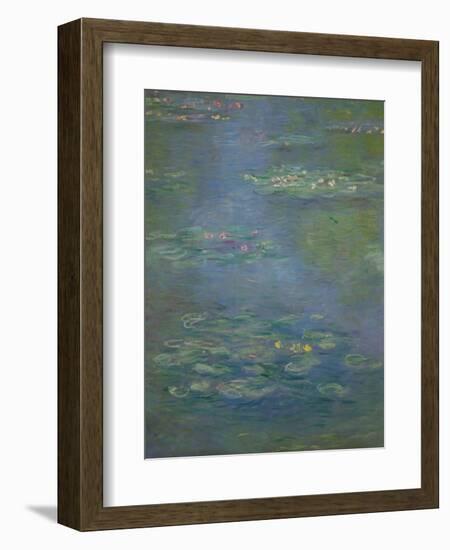 Waterlilies, Detail, 1903-Claude Monet-Framed Giclee Print