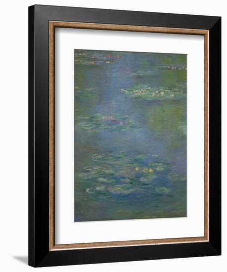 Waterlilies, Detail, 1903-Claude Monet-Framed Giclee Print