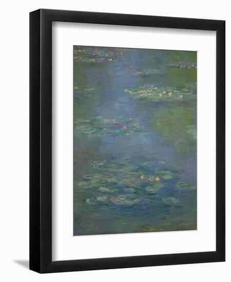 Waterlilies, Detail, 1903-Claude Monet-Framed Giclee Print