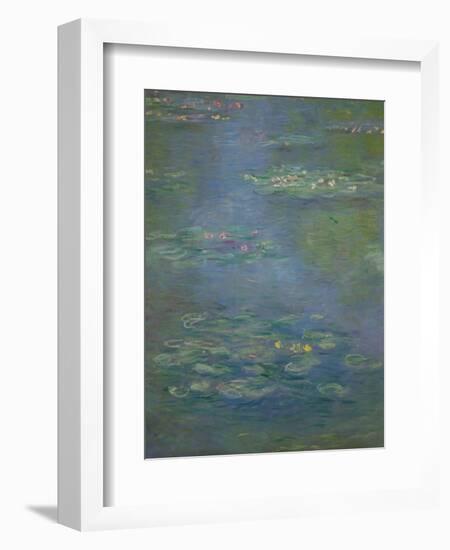 Waterlilies, Detail, 1903-Claude Monet-Framed Giclee Print