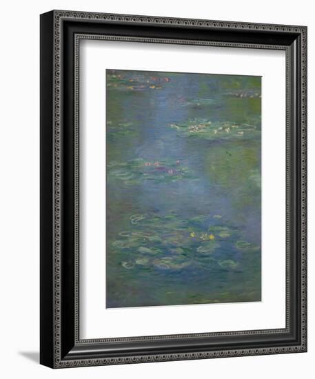 Waterlilies, Detail, 1903-Claude Monet-Framed Giclee Print