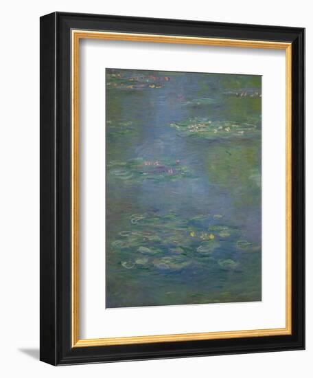 Waterlilies, Detail, 1903-Claude Monet-Framed Giclee Print