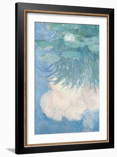 Waterlilies, Detail, 1914-17-Claude Monet-Framed Giclee Print