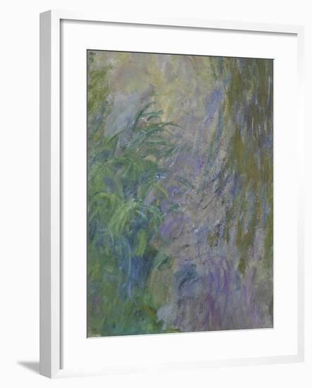 Waterlilies (Detail)-Claude Monet-Framed Giclee Print