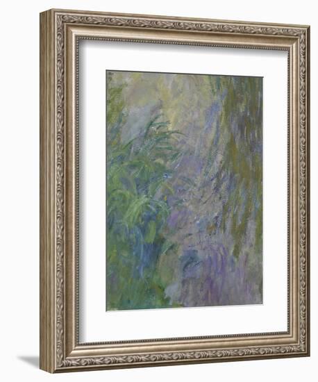 Waterlilies (Detail)-Claude Monet-Framed Giclee Print