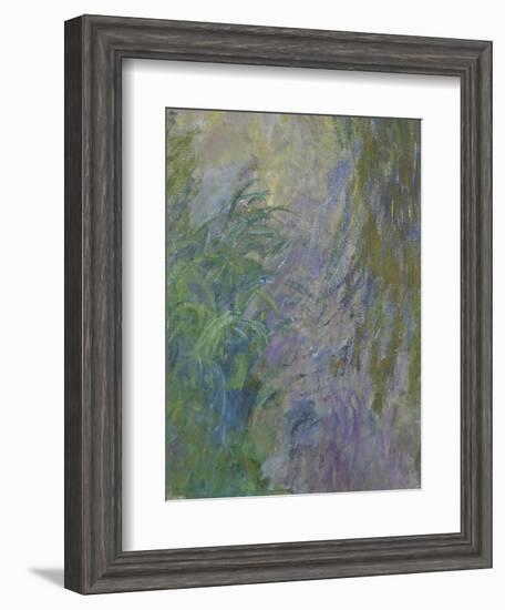 Waterlilies (Detail)-Claude Monet-Framed Giclee Print